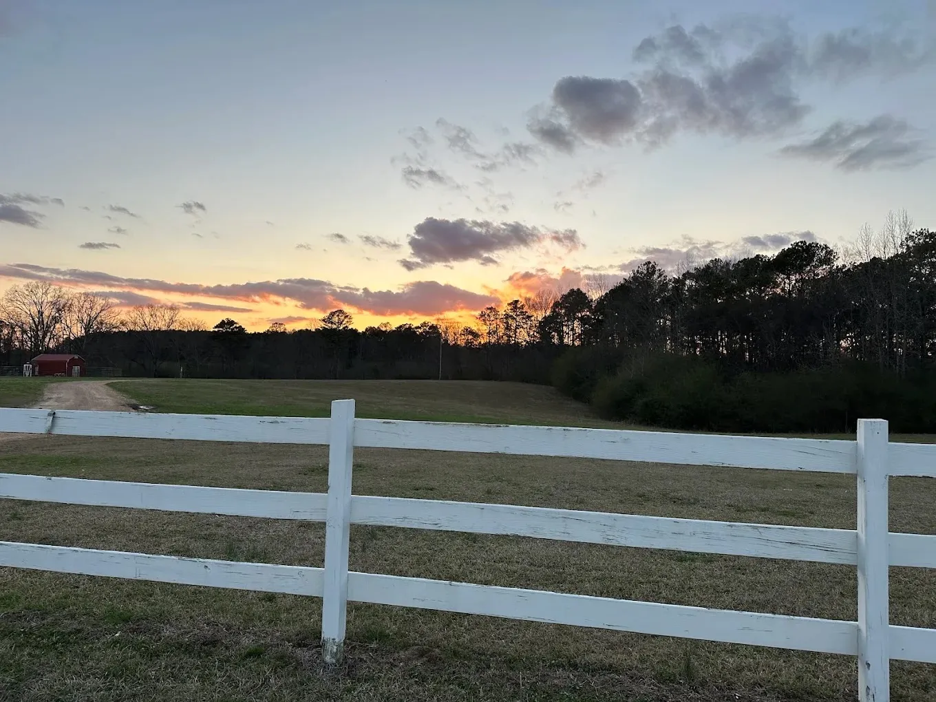 Scenic trail rides through beautiful countryside